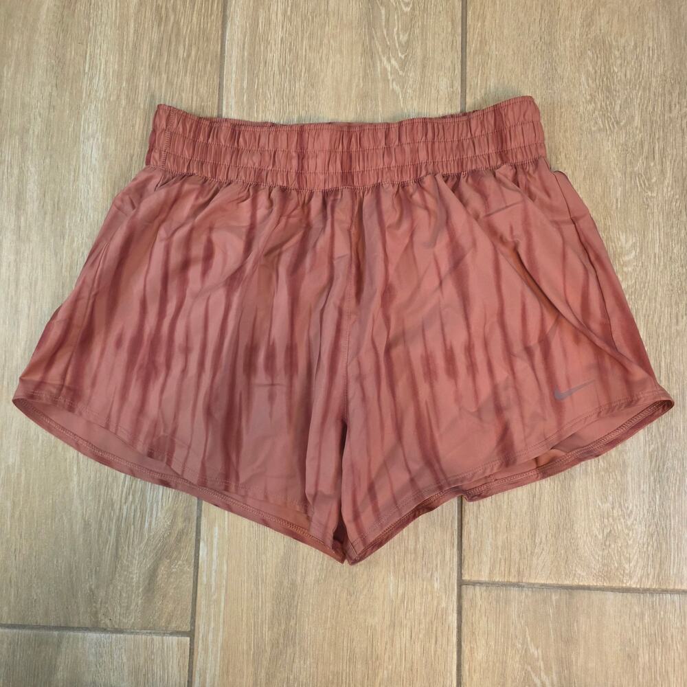Nike Dri Fit Womens Medium Running Shorts Pink Loose Fit Training NWT